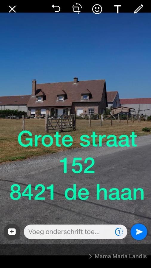 Bed and Breakfast Casa Matteo De Haan Grote Straat 152 Vlissegem Exteriér fotografie